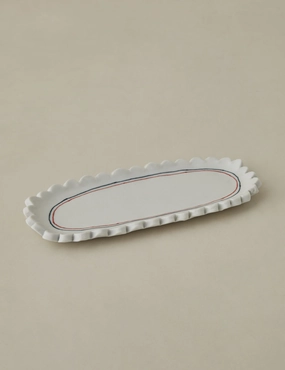 Scalloped Serving Dish by Stephanie Dawn Matthias 