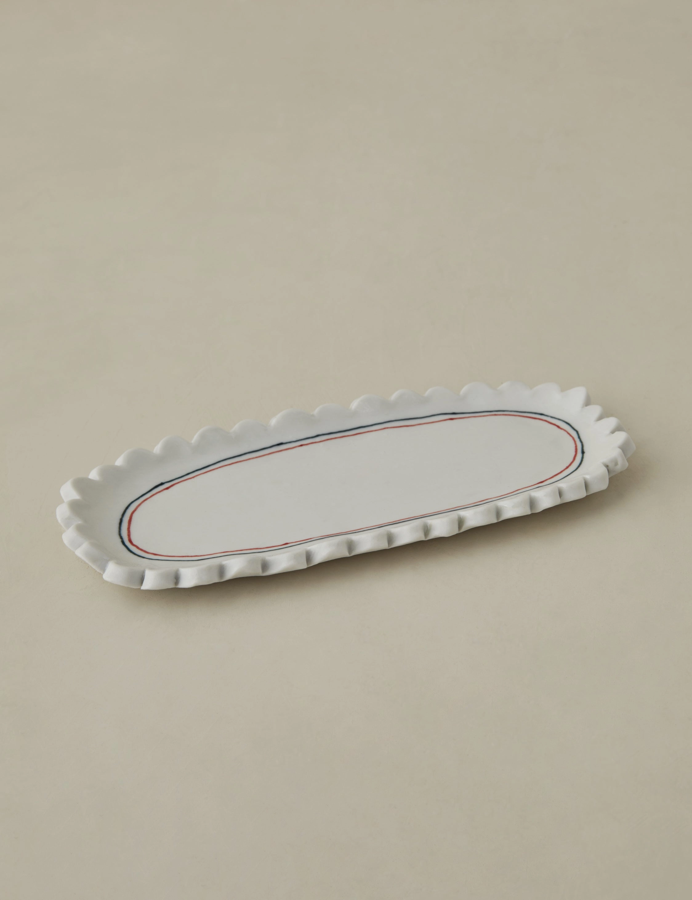 Scalloped Serving Dish by Stephanie Dawn Matthias 