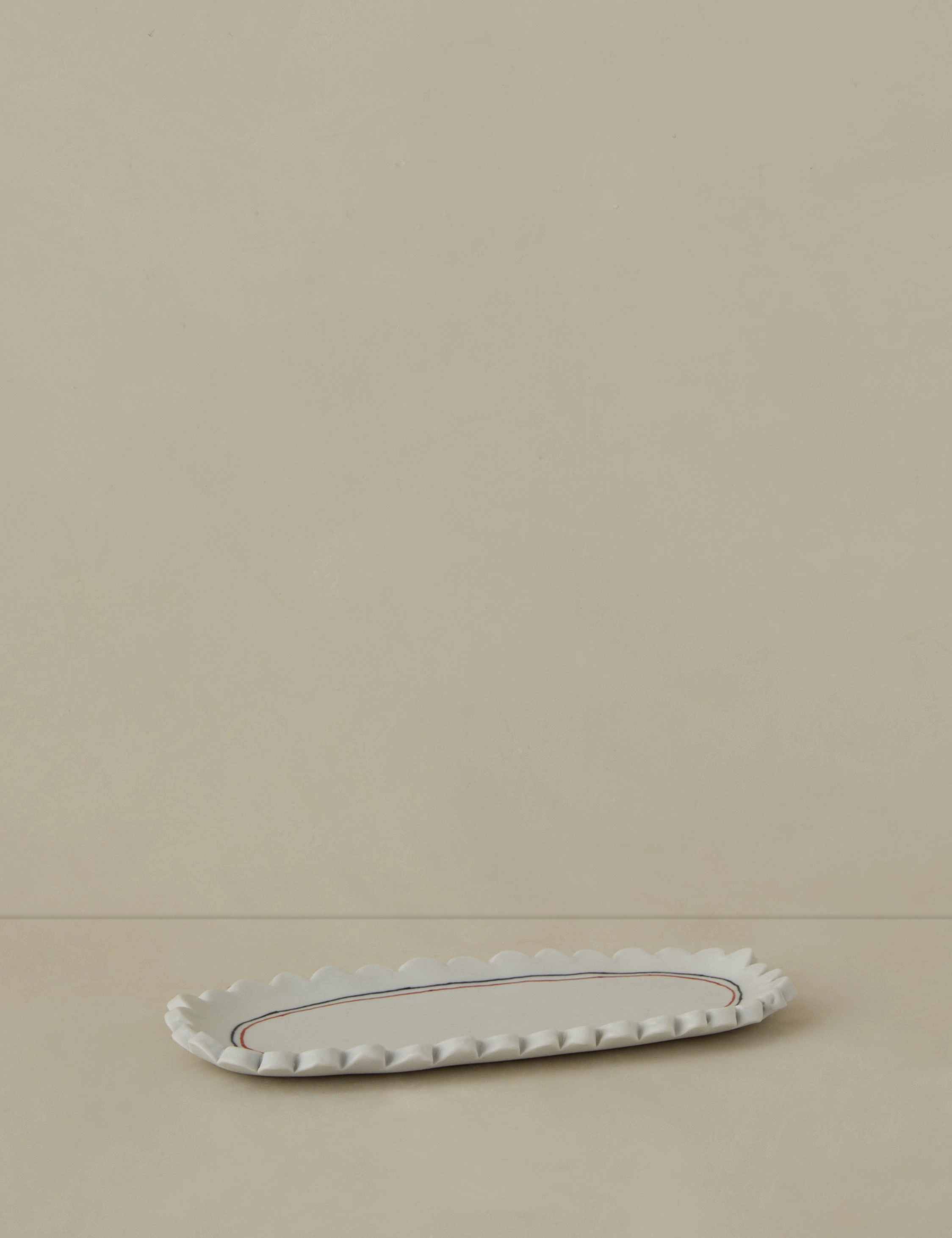 Scalloped Serving Dish by Stephanie Dawn Matthias