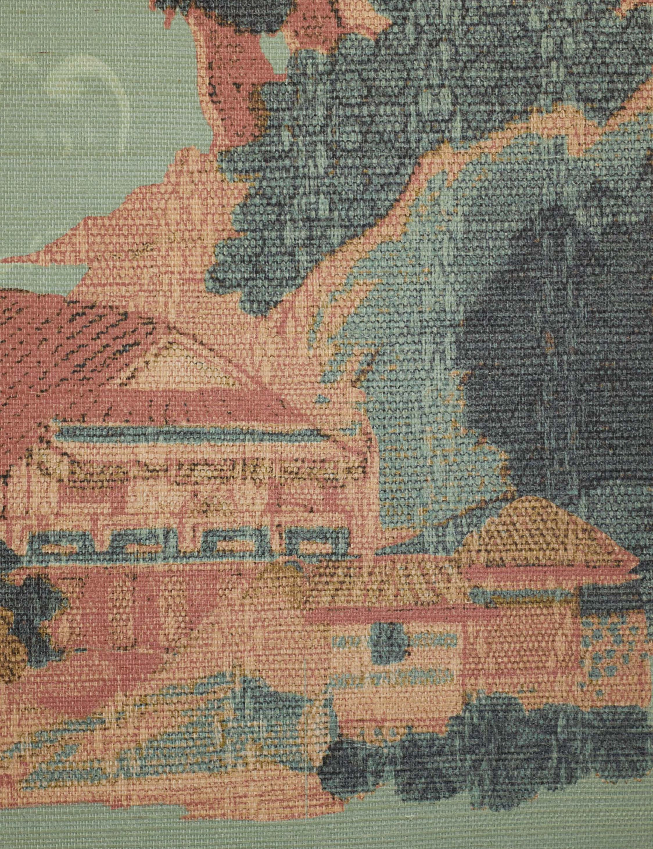 Scenic Landscape Grasscloth Wallpaper by Aimee Song