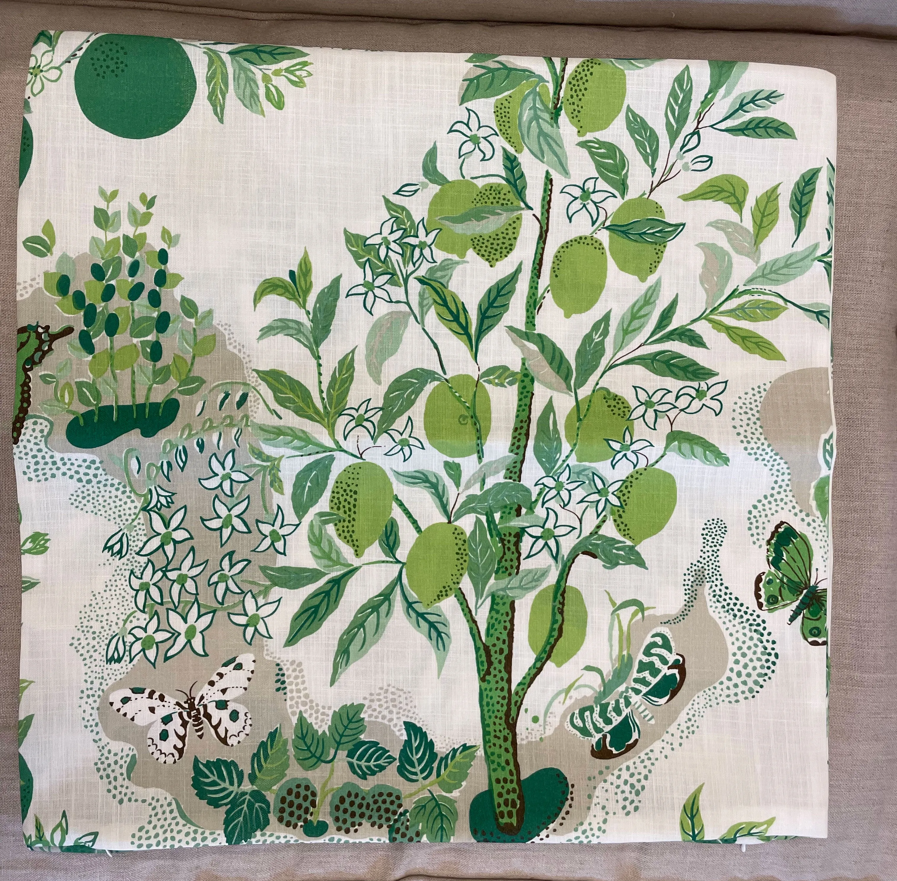 Schumacher Citrus Garden Indoor/Outdoor Pillow 
