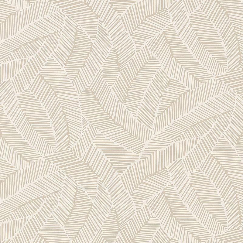 Schumacher Abstract Leaf Print Wallpaper