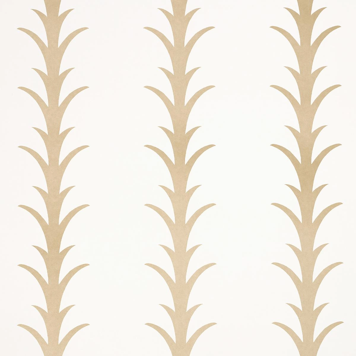 Schumacher Acanthus Stripe Wallpaper