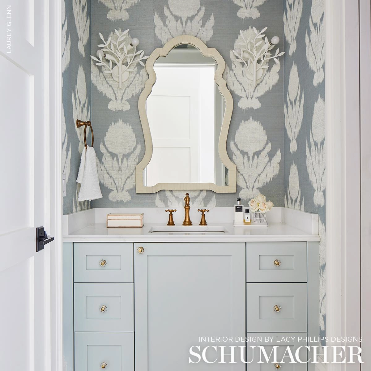 Schumacher Agra Sisal Wallpaper 