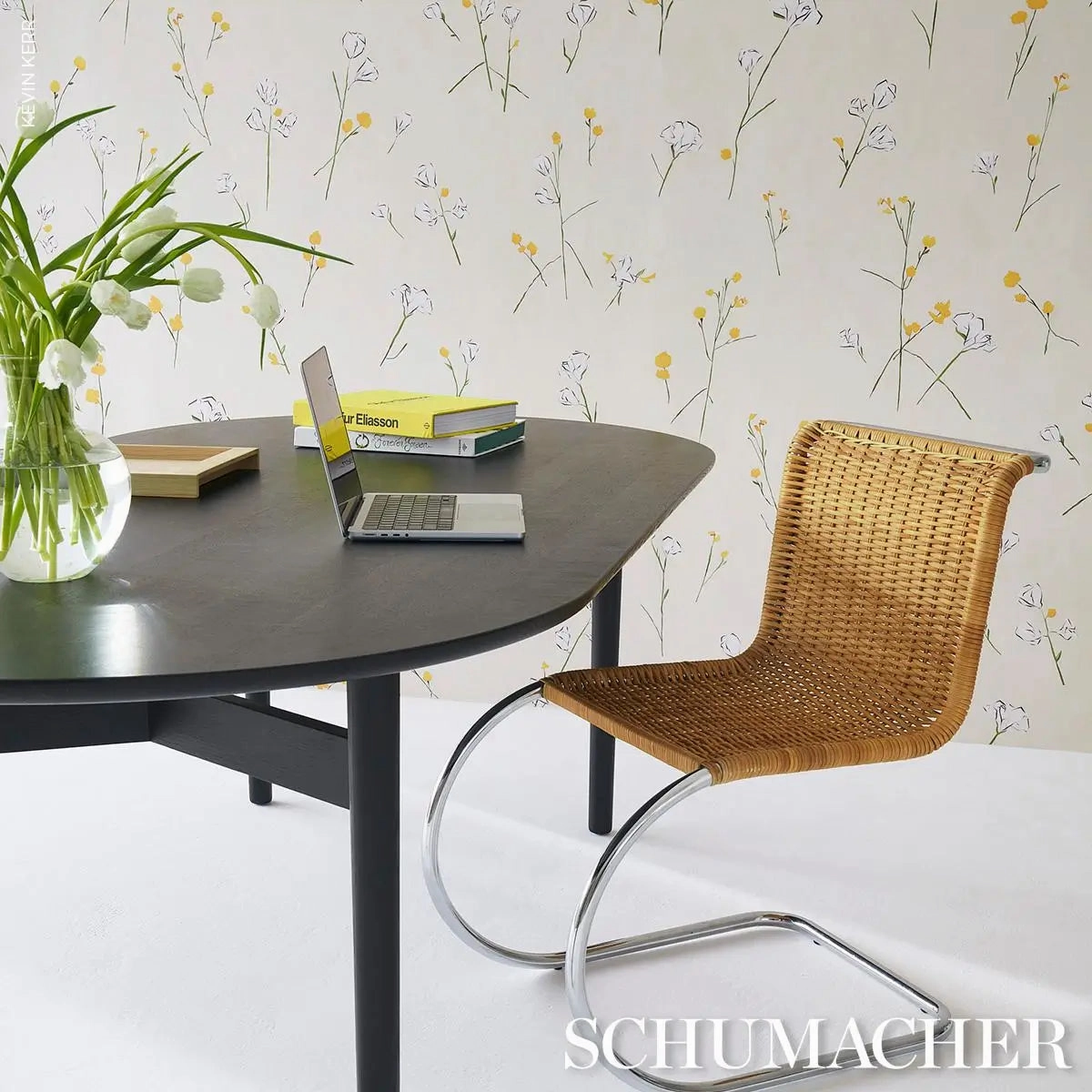 Schumacher Alex's Floral Wallpaper