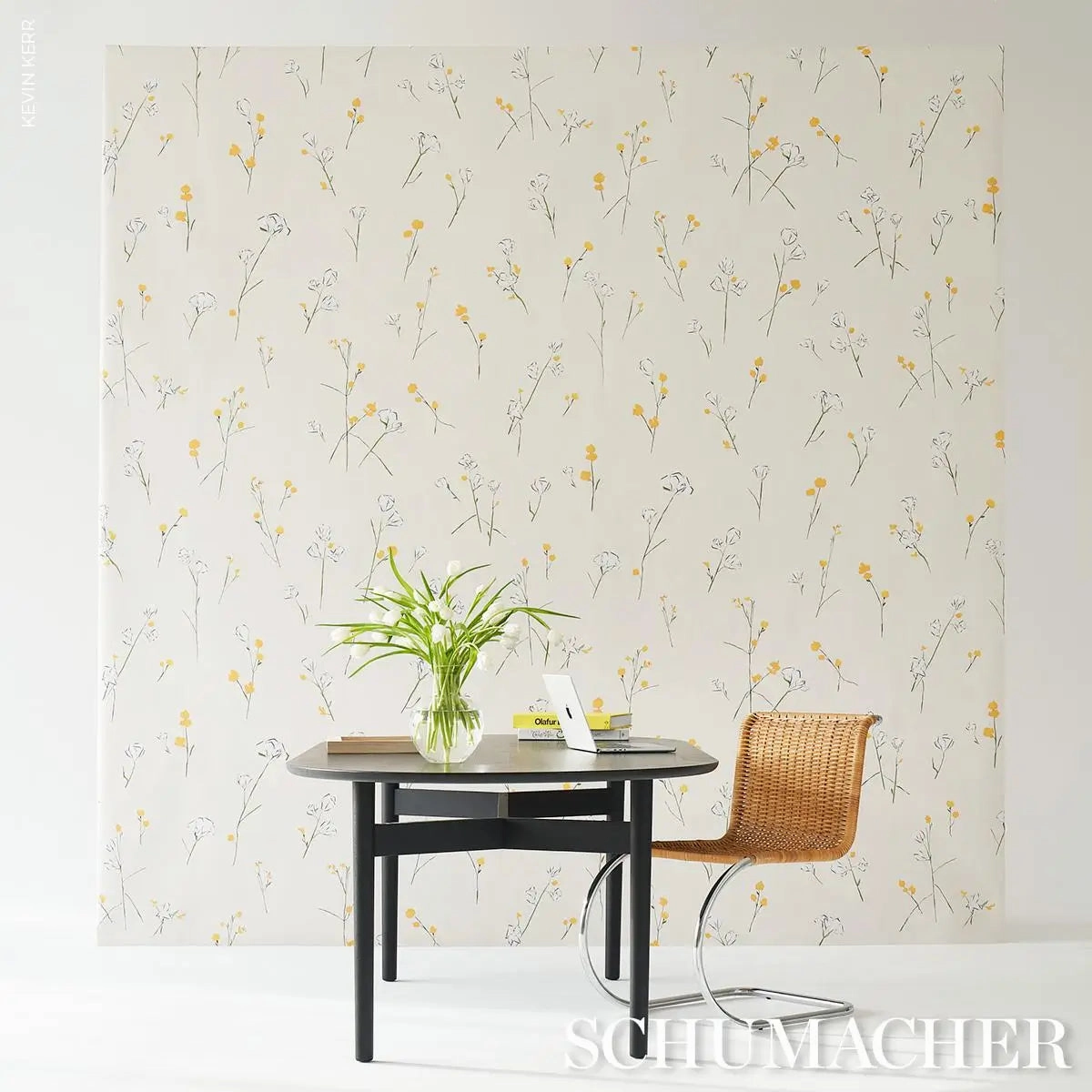 Schumacher Alex's Floral Wallpaper
