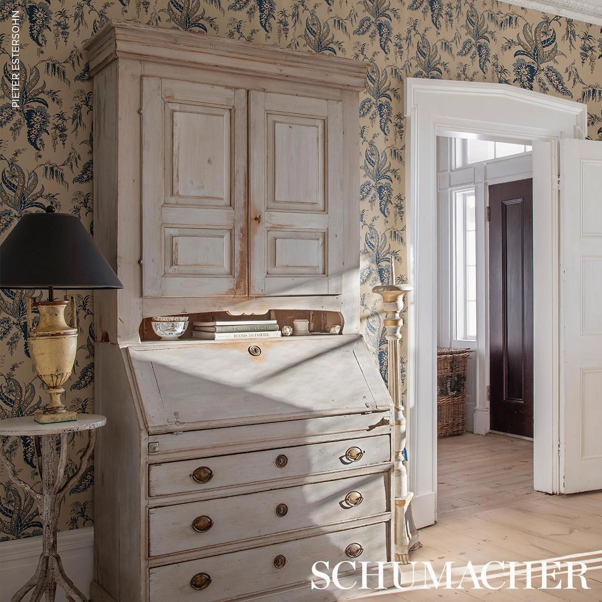 Schumacher Apolline Botanical Wallpaper 