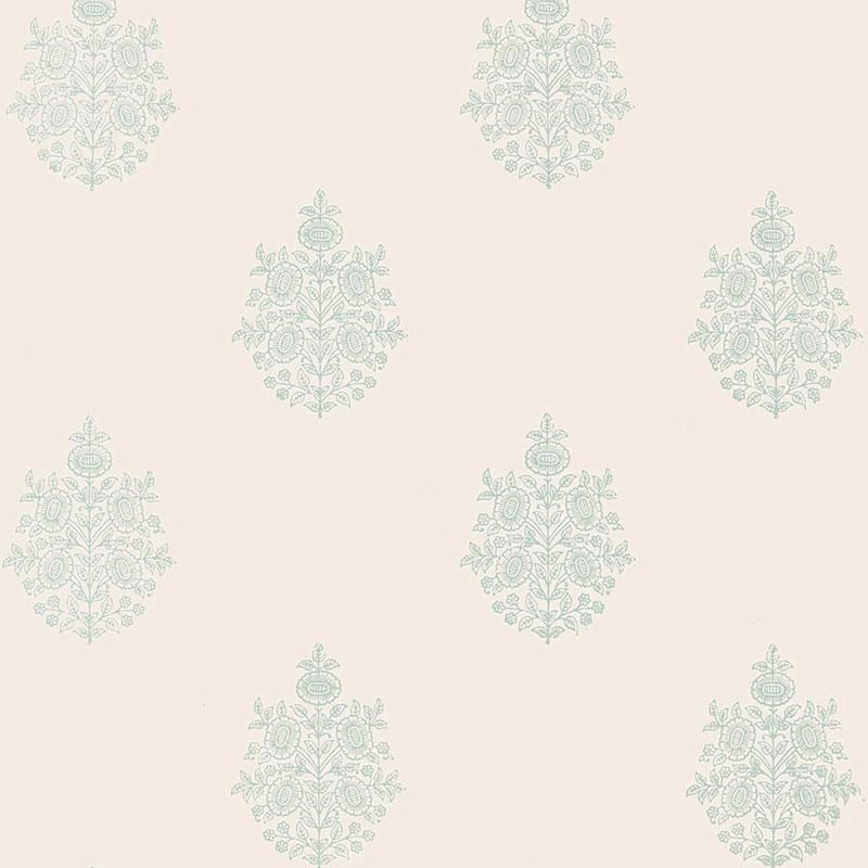 Schumacher Asara Flower Wallpaper