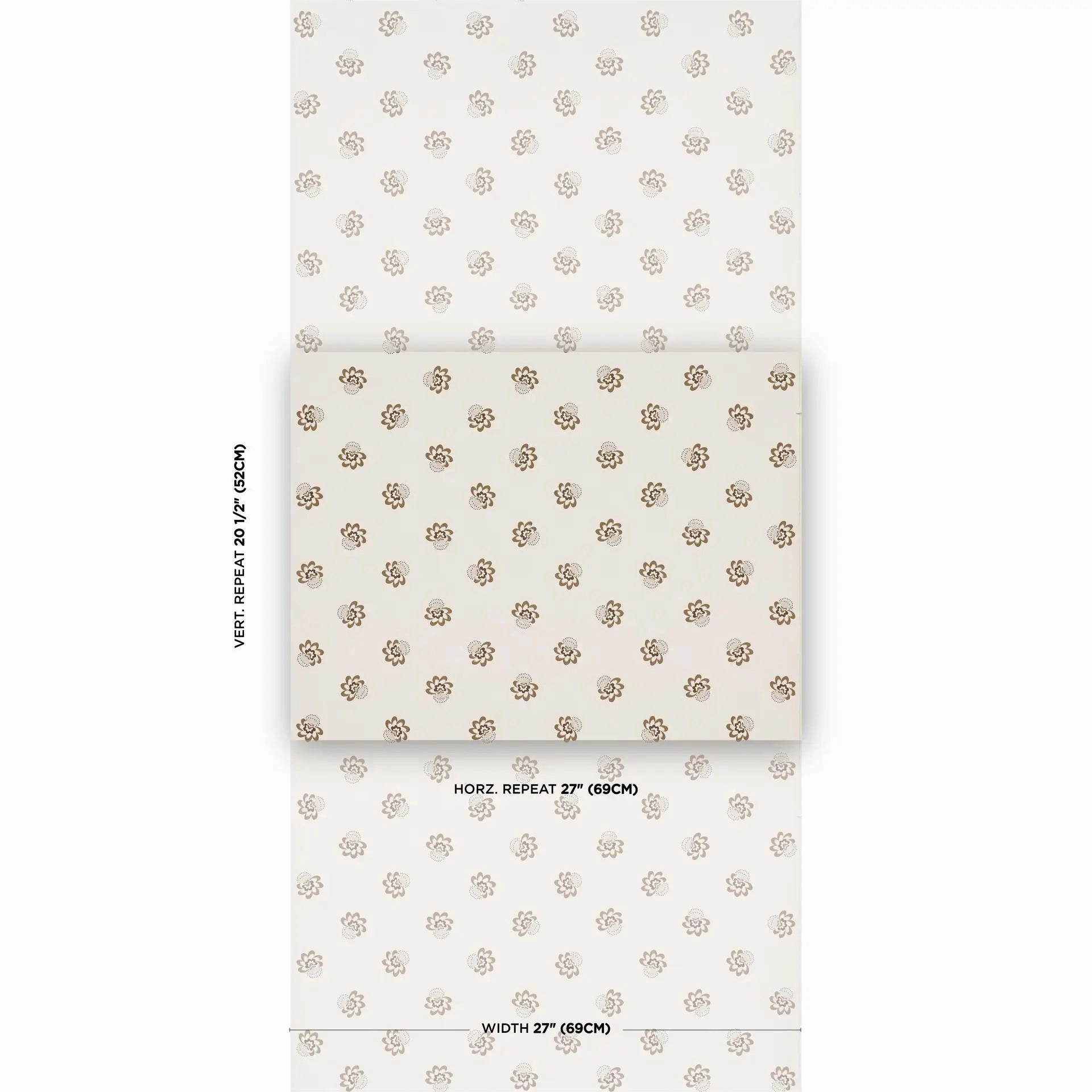 Schumacher Auclair Floral Wallpaper