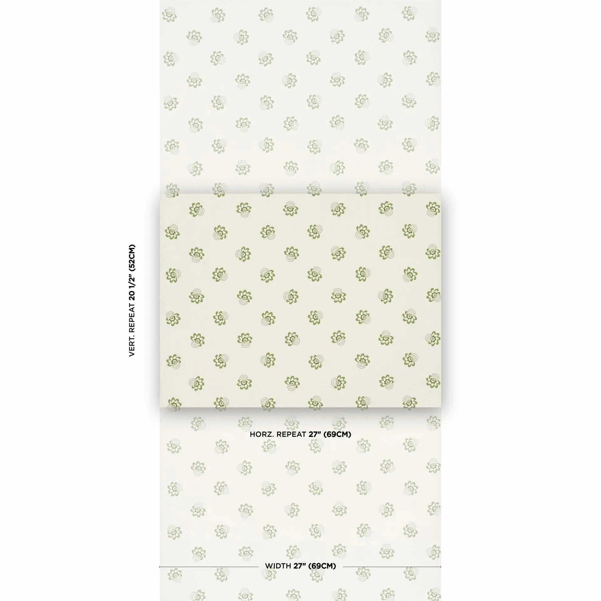 Schumacher Auclair Floral Wallpaper