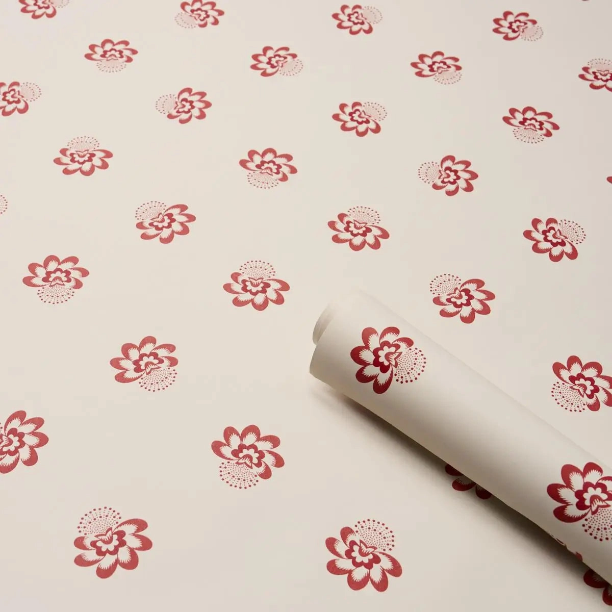 Schumacher Auclair Floral Wallpaper