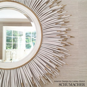 Schumacher Ayame Sisal Wallpaper 