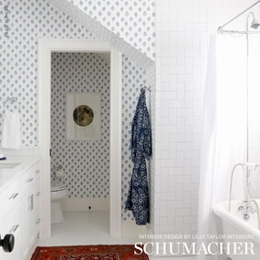 Schumacher Bakara Leaf Wallpaper 