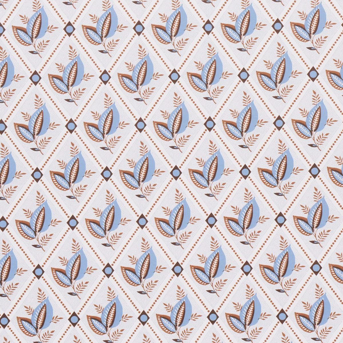 Schumacher Basile Trellis Print Wallpaper