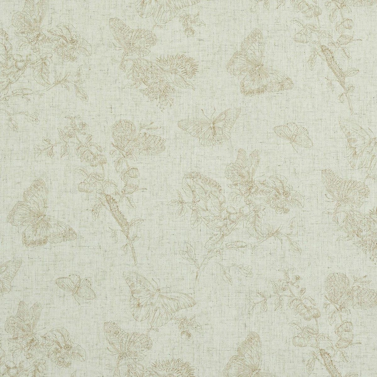 Schumacher Baudin Butterfly Linen Wallpaper