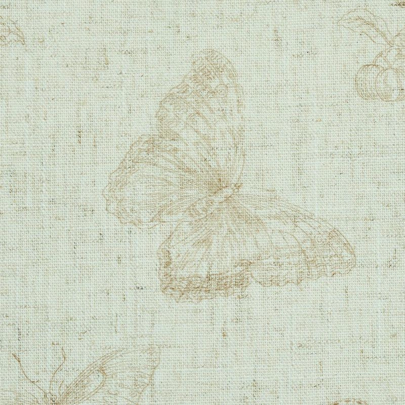 Schumacher Baudin Butterfly Linen Wallpaper