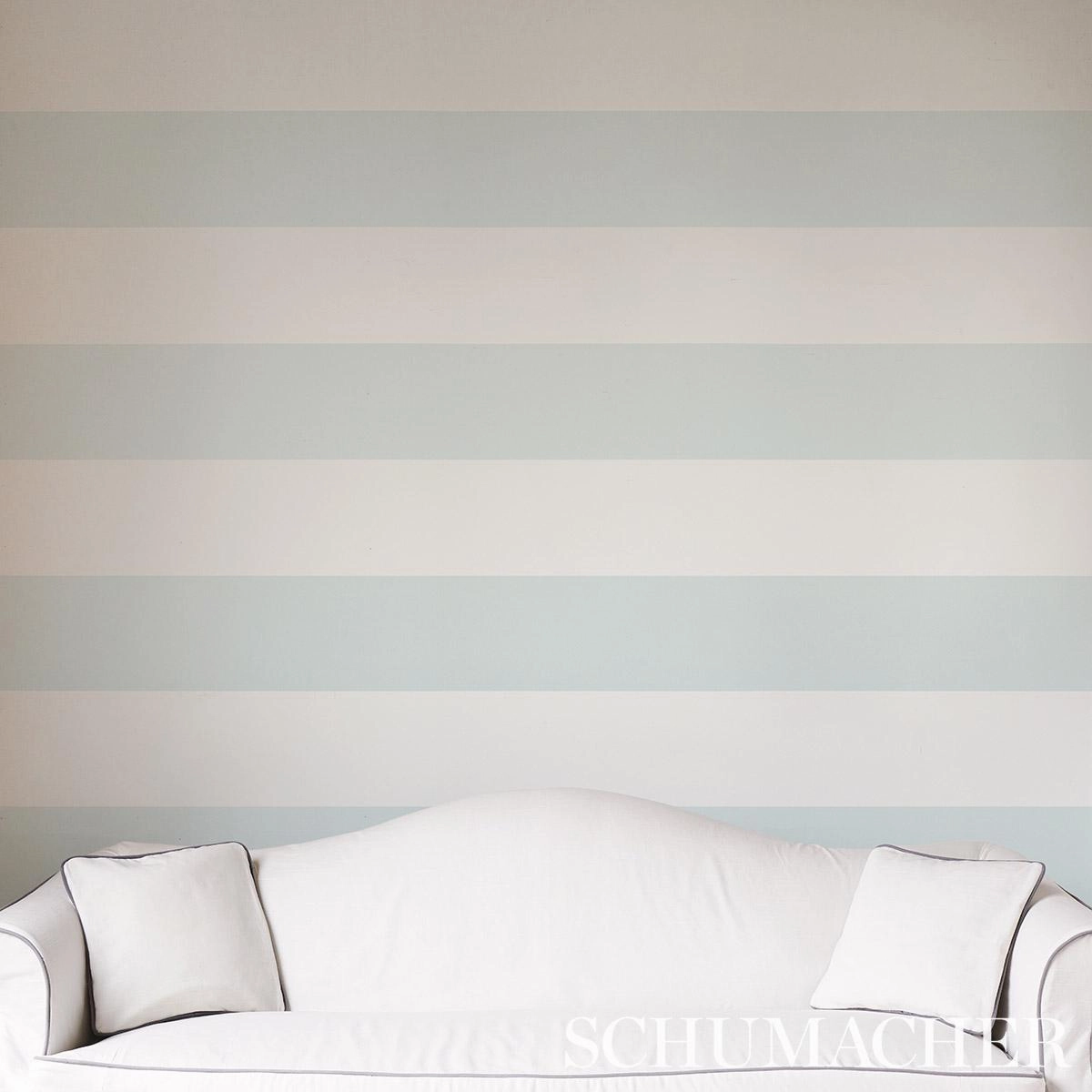 Schumacher Baxter Stripe Wallpaper