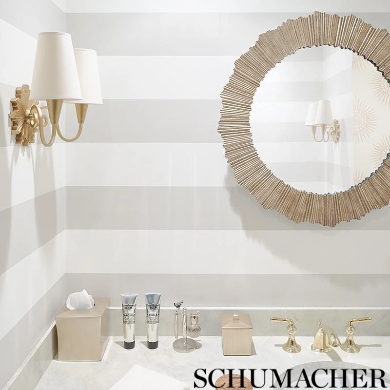 Schumacher Baxter Stripe Wallpaper