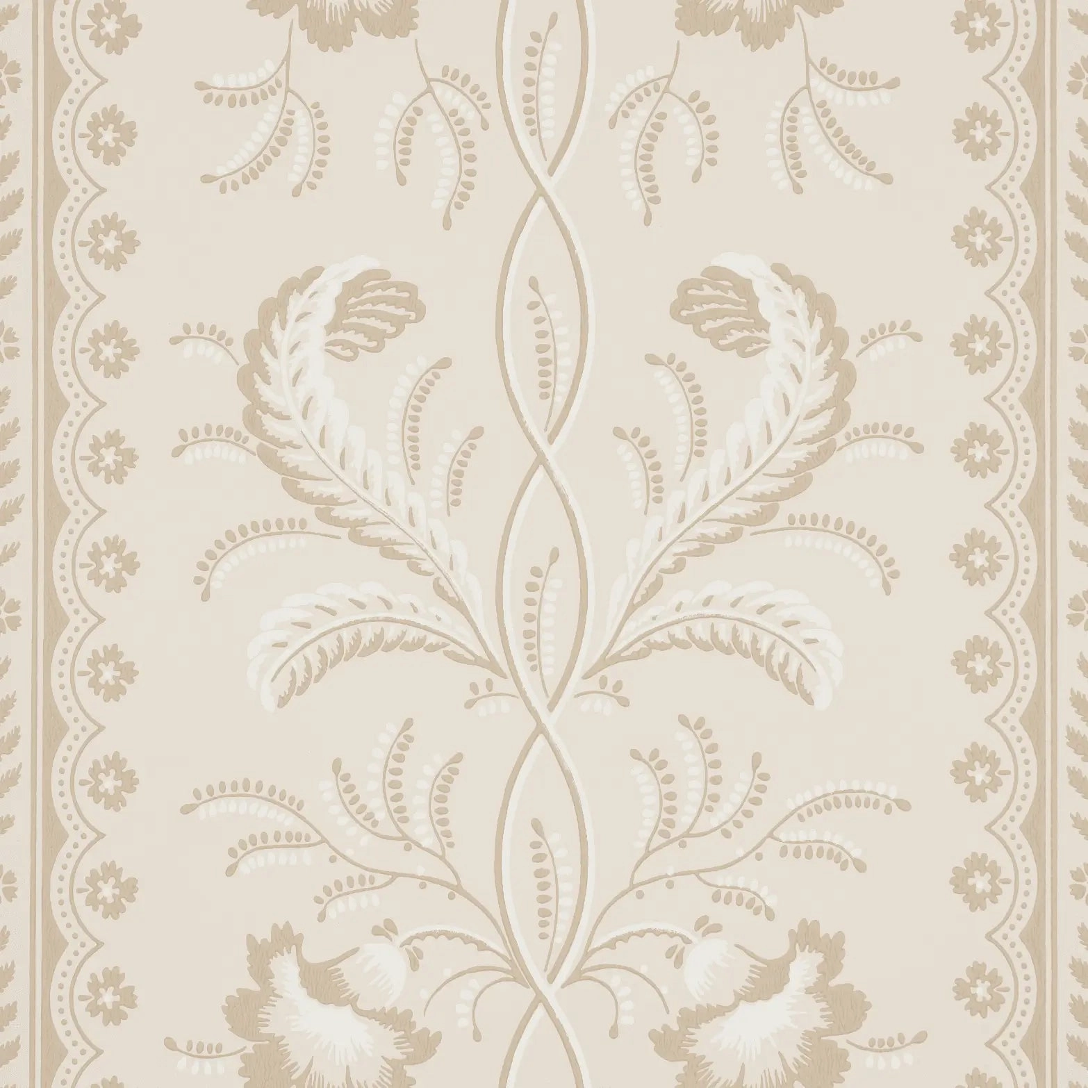 Schumacher Bell Flowers Wallpaper