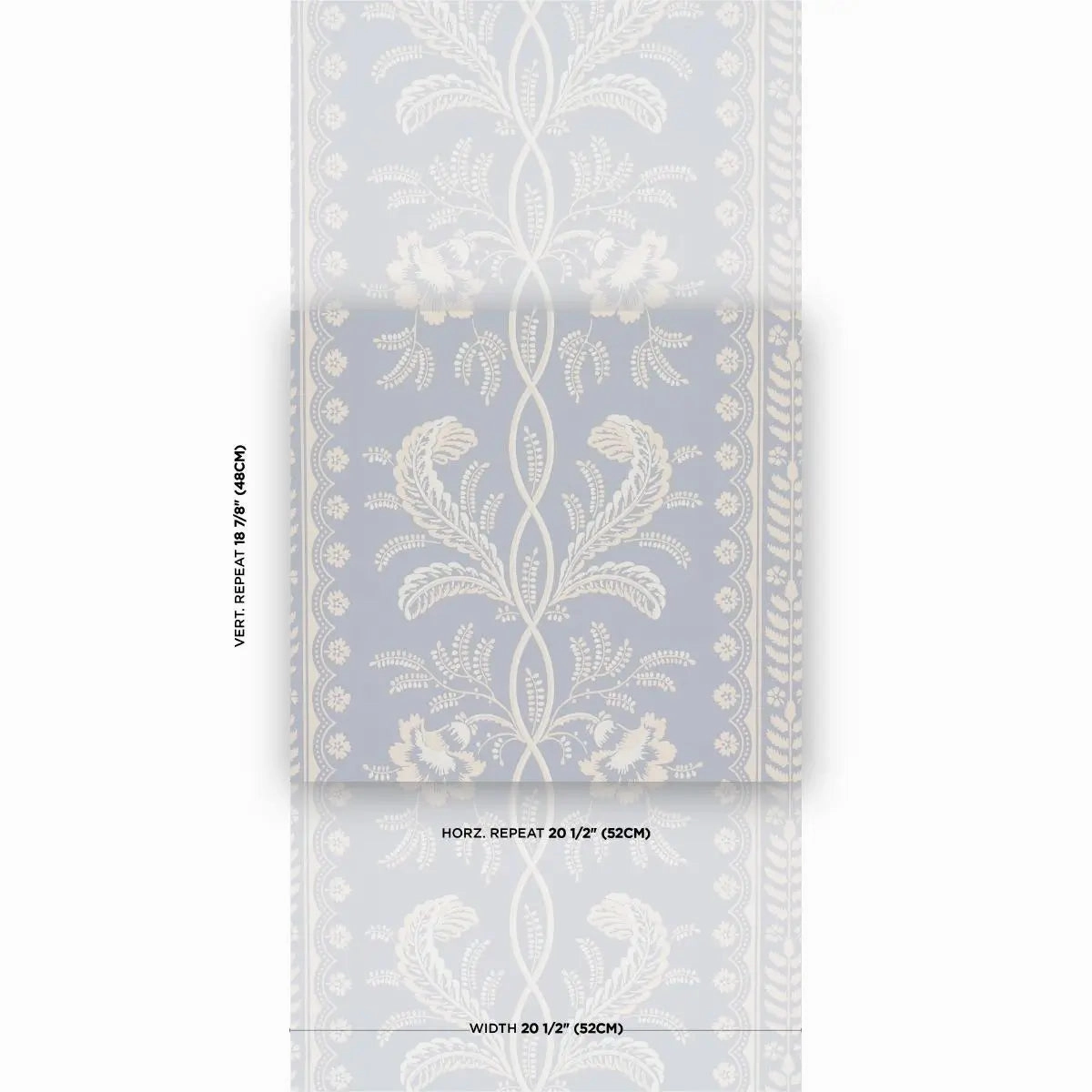Schumacher Bell Flowers Wallpaper