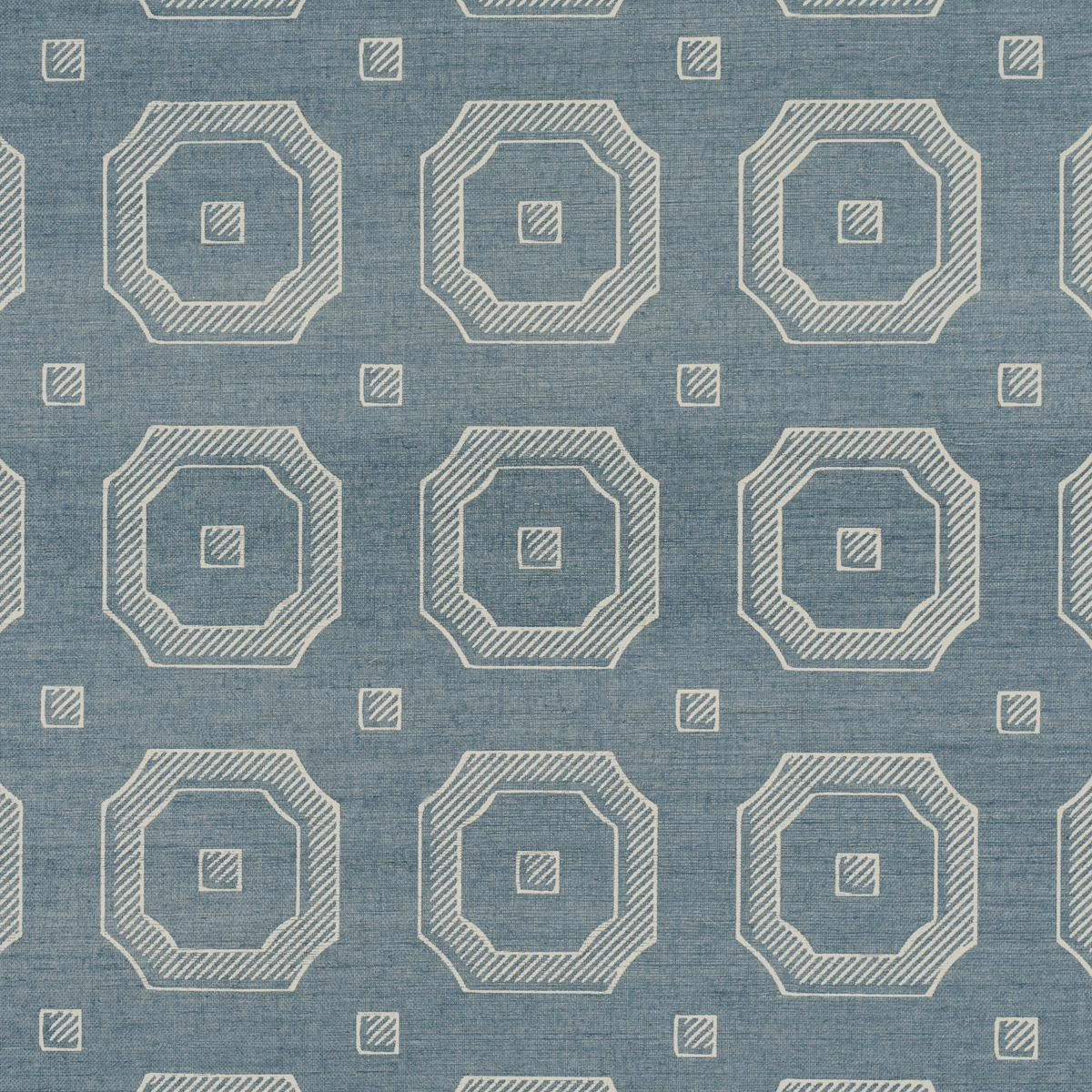 Schumacher Beveled Frame Sisal Wallpaper