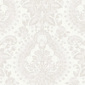 Schumacher Boudoir Medallion Wallpaper 