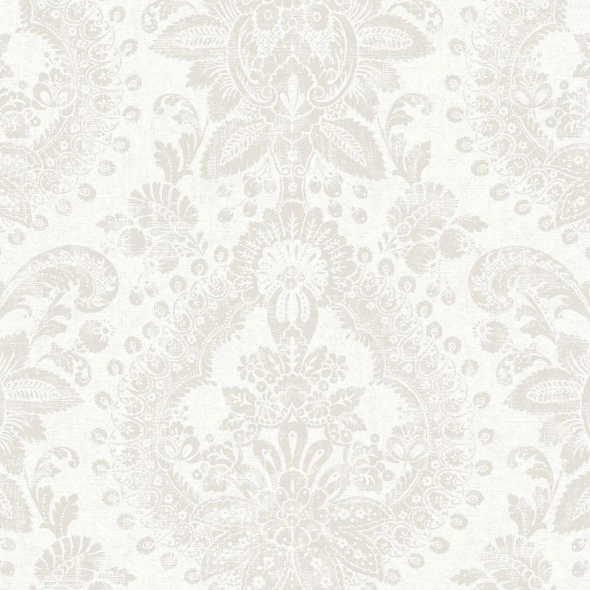 Schumacher Boudoir Medallion Wallpaper 