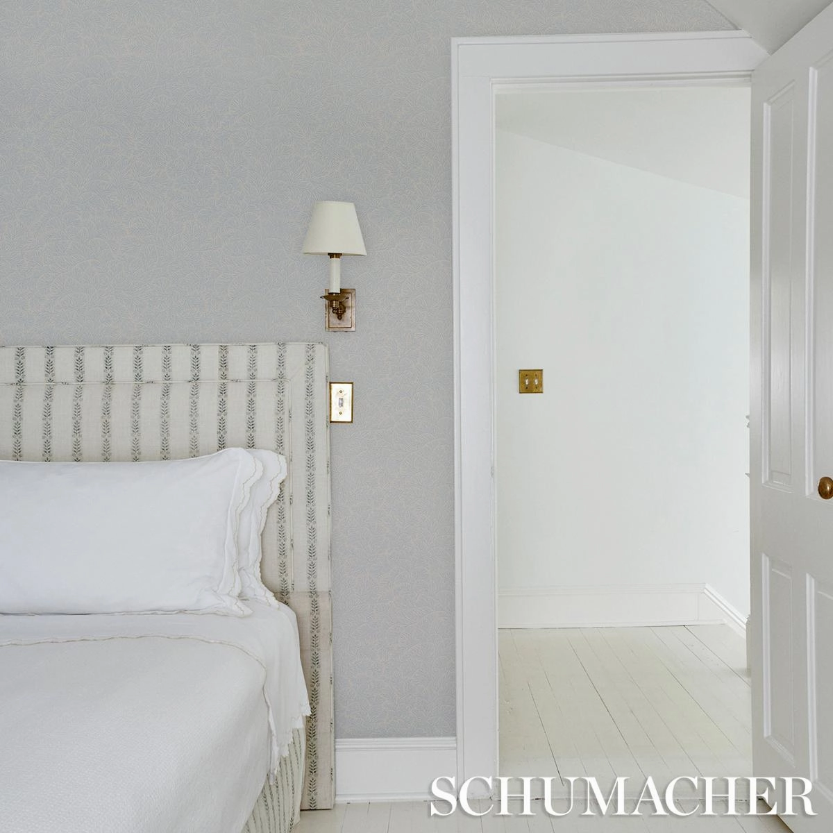 Schumacher Bougainvillea Wallpaper 