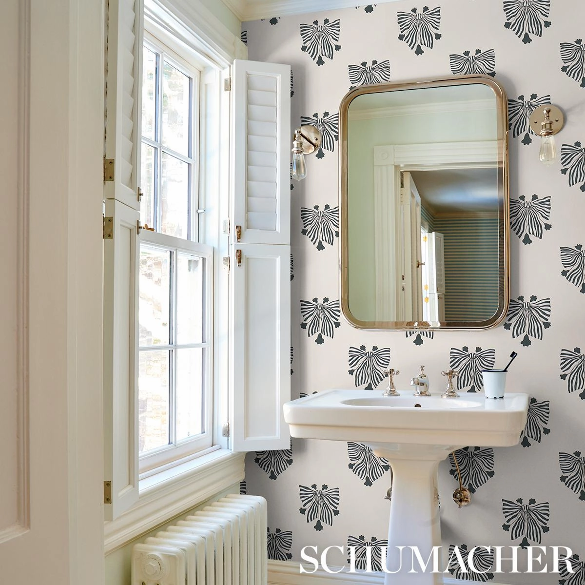 Schumacher Bow-Wow-Wow Wallpaper 