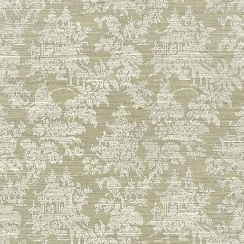 Schumacher Brighton Sisal Wallpaper