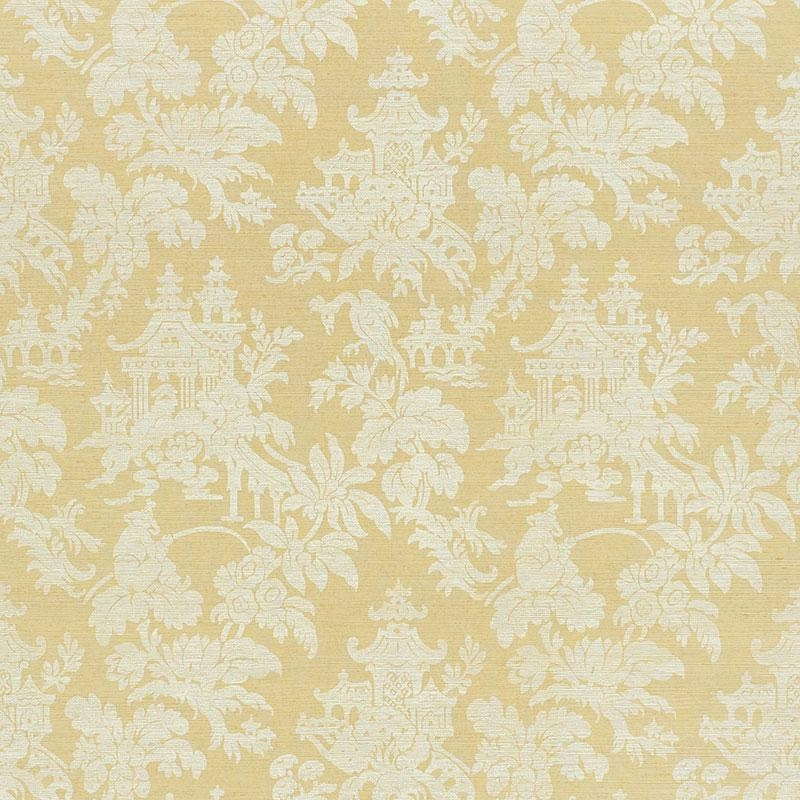 Schumacher Brighton Sisal Wallpaper 