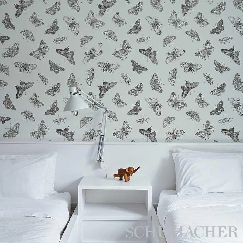 Schumacher Burnell Butterfly Wallpaper 