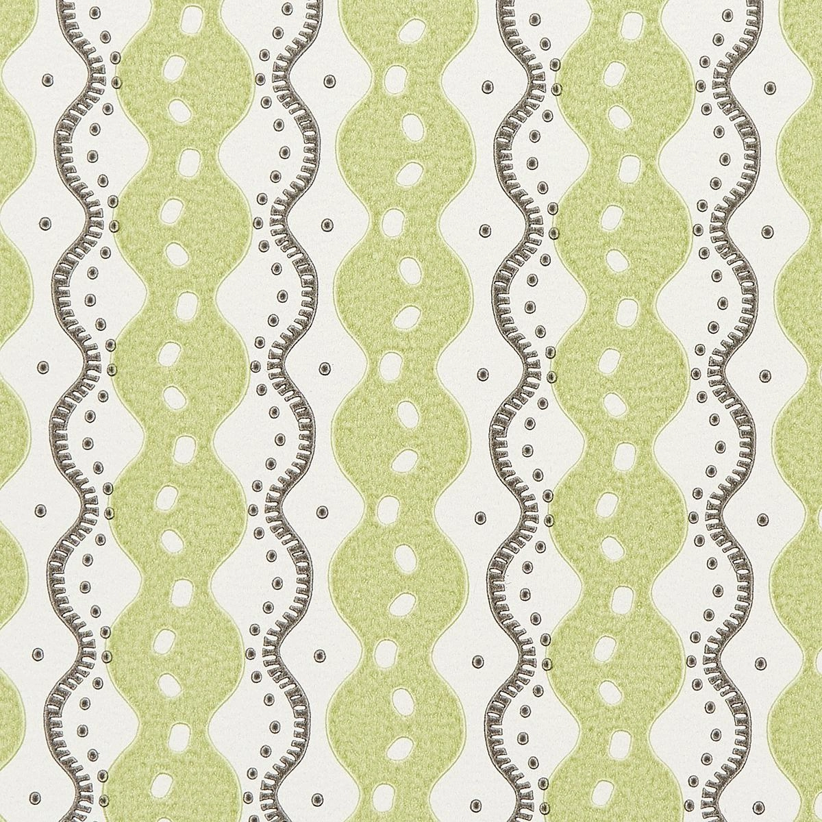 Schumacher Centipede Stripe Print Wallpaper