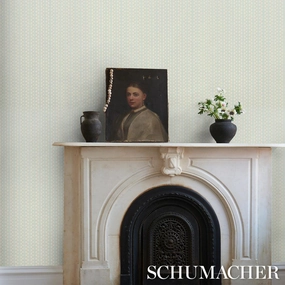 Schumacher Centipede Stripe Print Wallpaper 