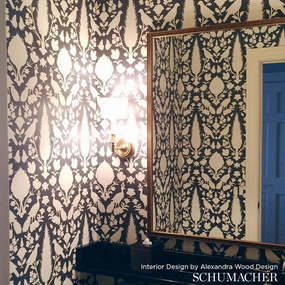 Schumacher Chenonceau Wallpaper 