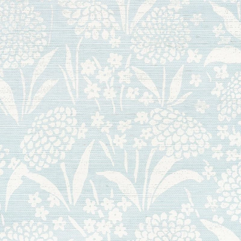 Schumacher Chrysanthemum Sisal Wallpaper