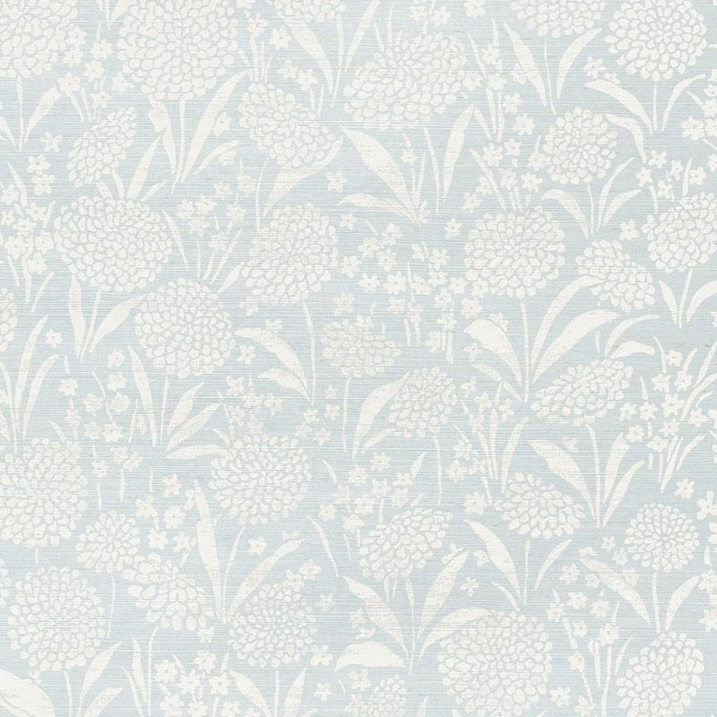 Schumacher Chrysanthemum Sisal Wallpaper