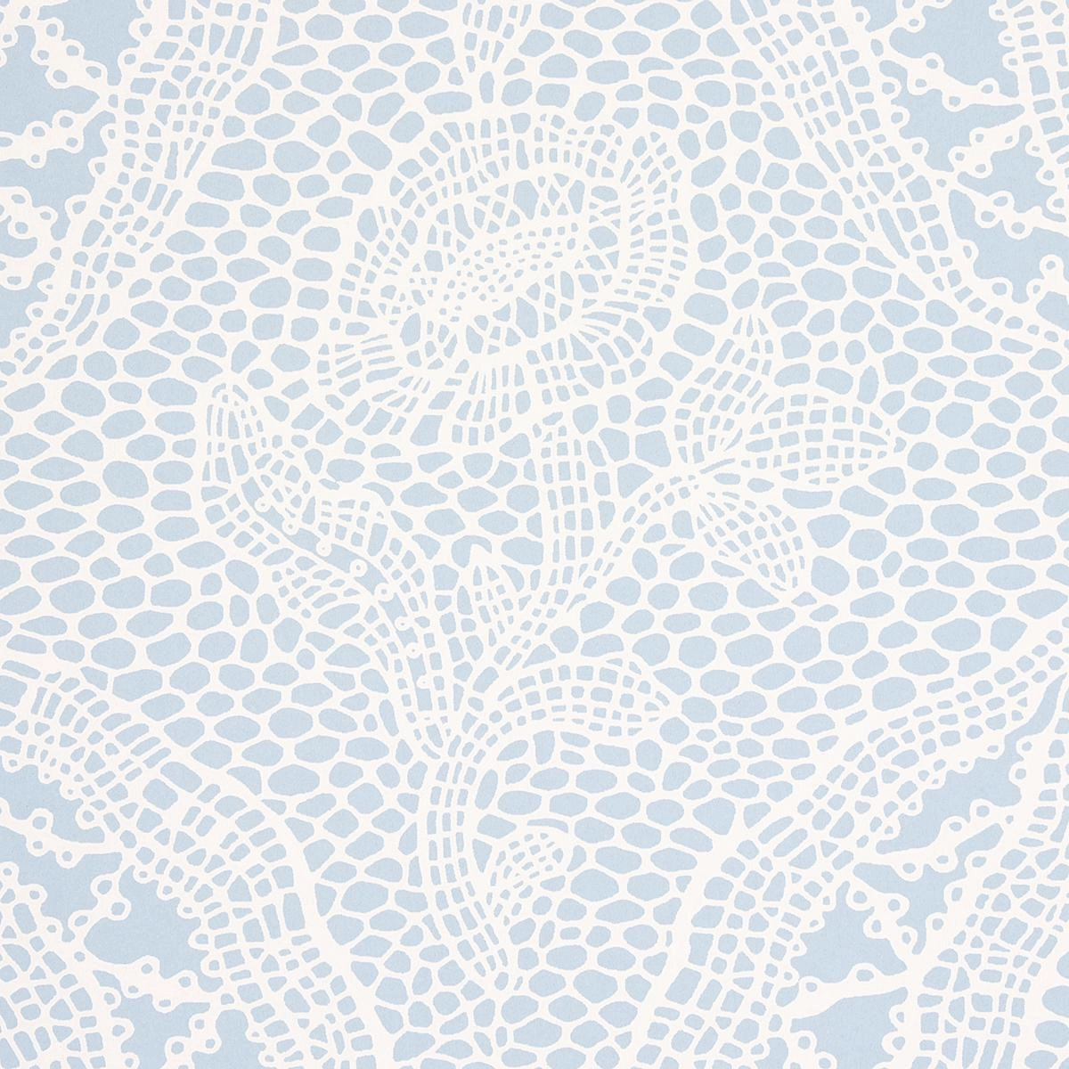 Schumacher Cosette Lace Wallpaper
