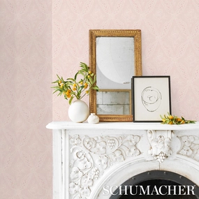 Schumacher Cosette Lace Wallpaper 