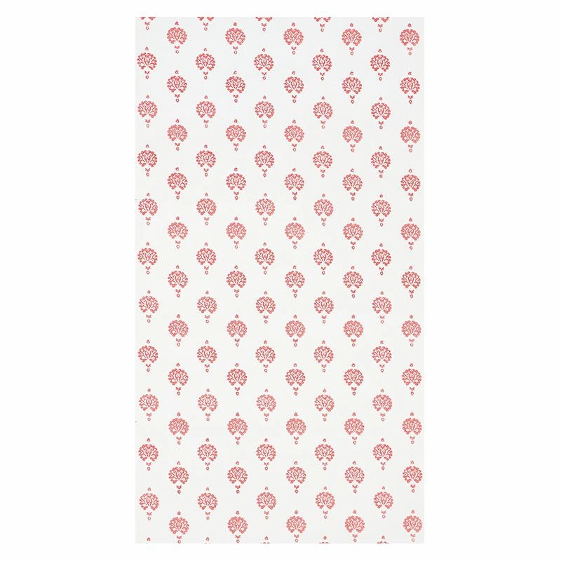 Schumacher Dahlia Hand Blocked Print Wallpaper