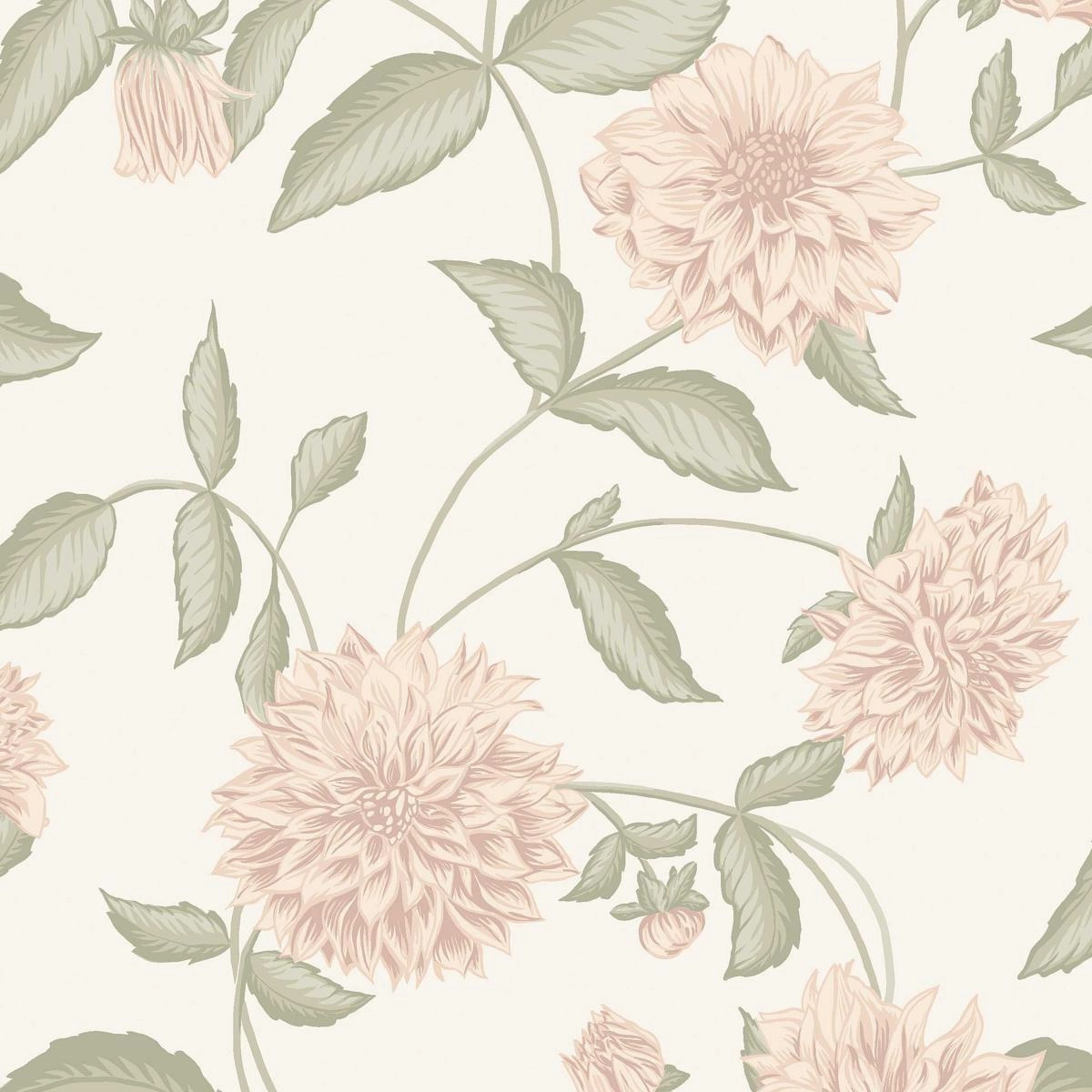 Schumacher Dahliadrm Wallpaper