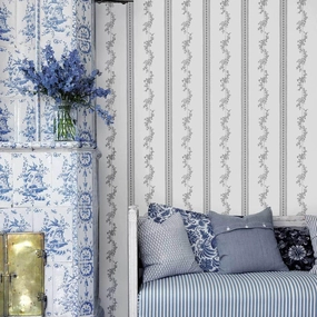 Schumacher Drottningholm Wallpaper 