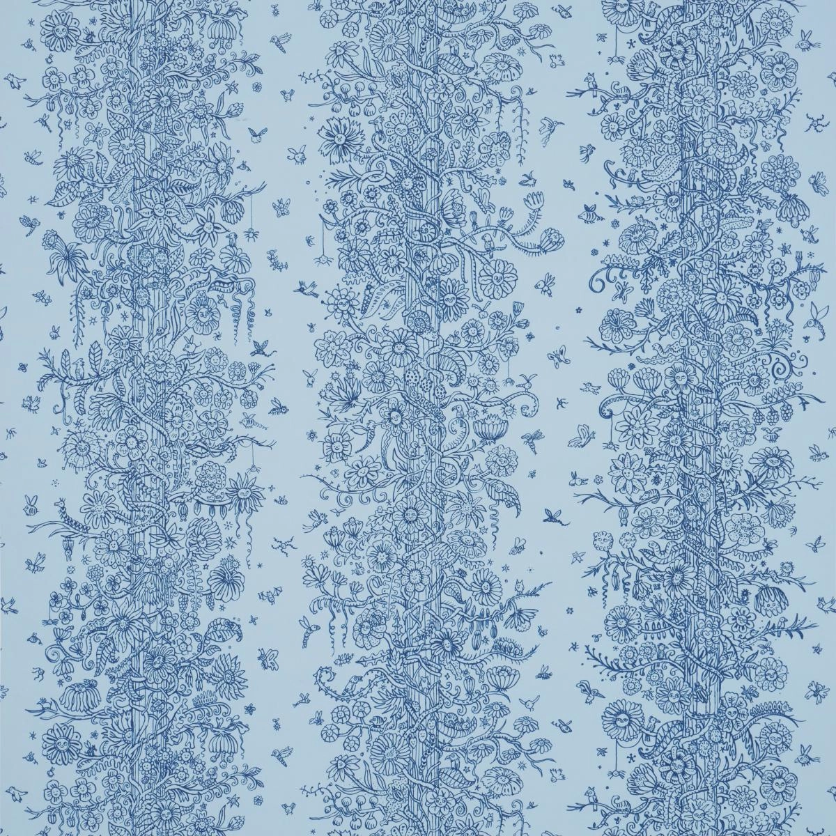 Schumacher Edward Steed's Towers Of Flowers Wallpaper