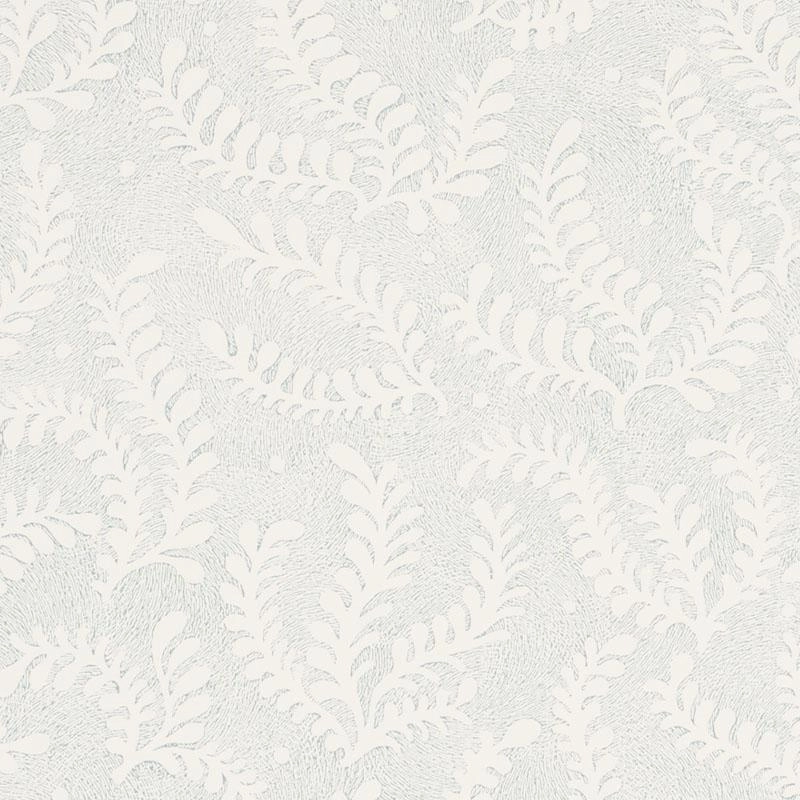 Schumacher Etched Fern Wallpaper