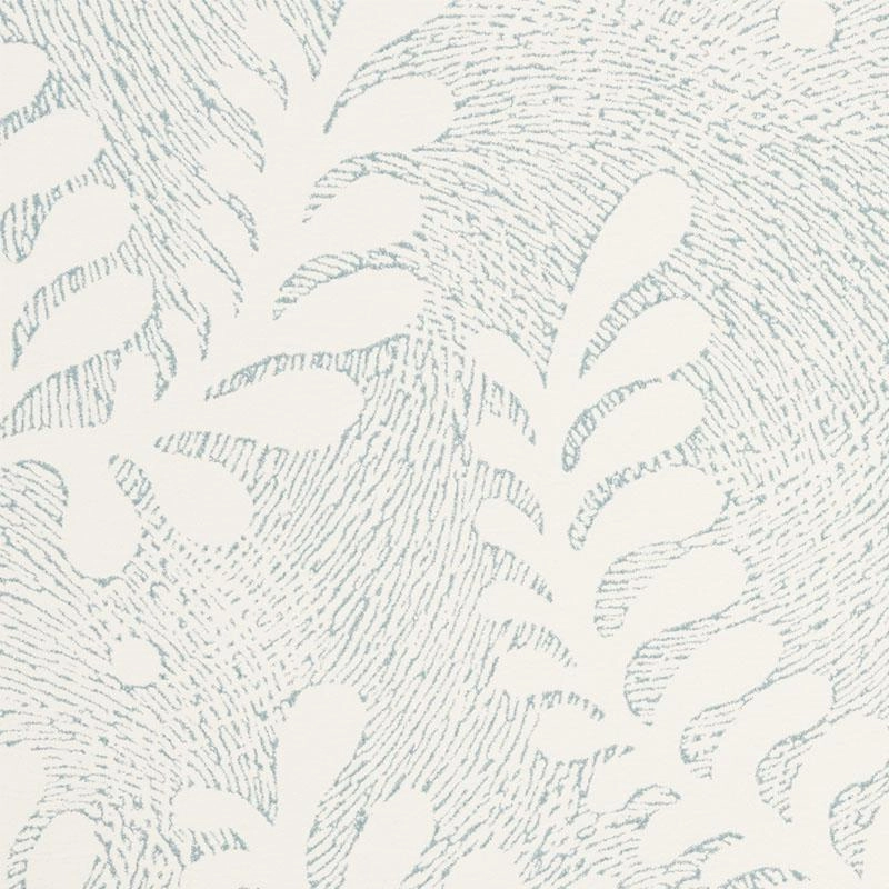 Schumacher Etched Fern Wallpaper