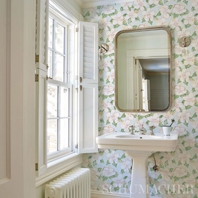 Schumacher Fabienne Print Wallpaper 