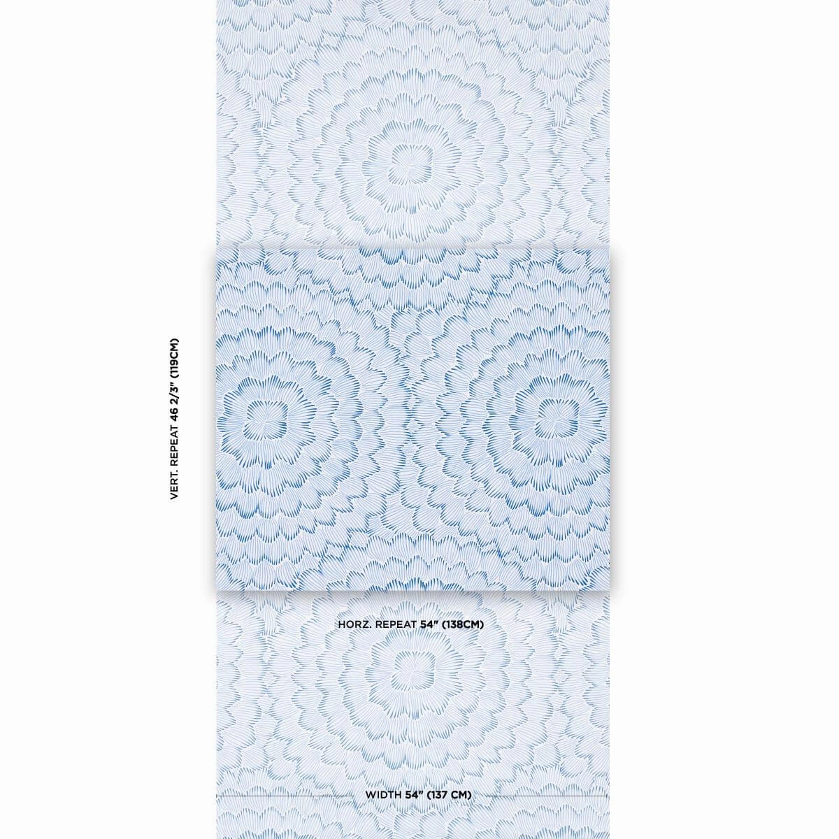 Schumacher Feather Bloom Wallpaper