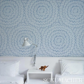 Schumacher Feather Bloom Wallpaper 