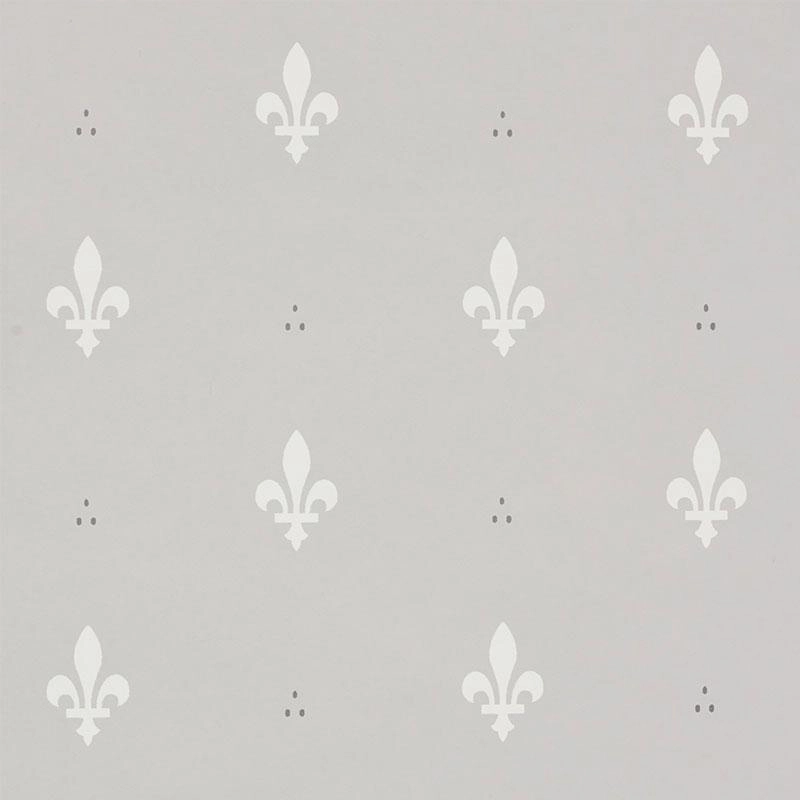 Schumacher Fleur De Lis Wallpaper