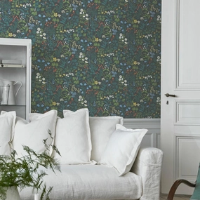 Schumacher Flora Wallpaper 